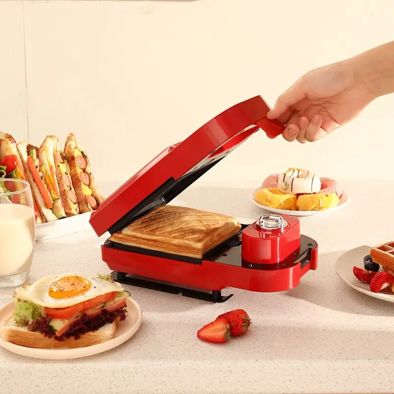 Sandwich maker multifunctional timed breakfast machine bread machine jittery net red light food machine waffle toast pressure