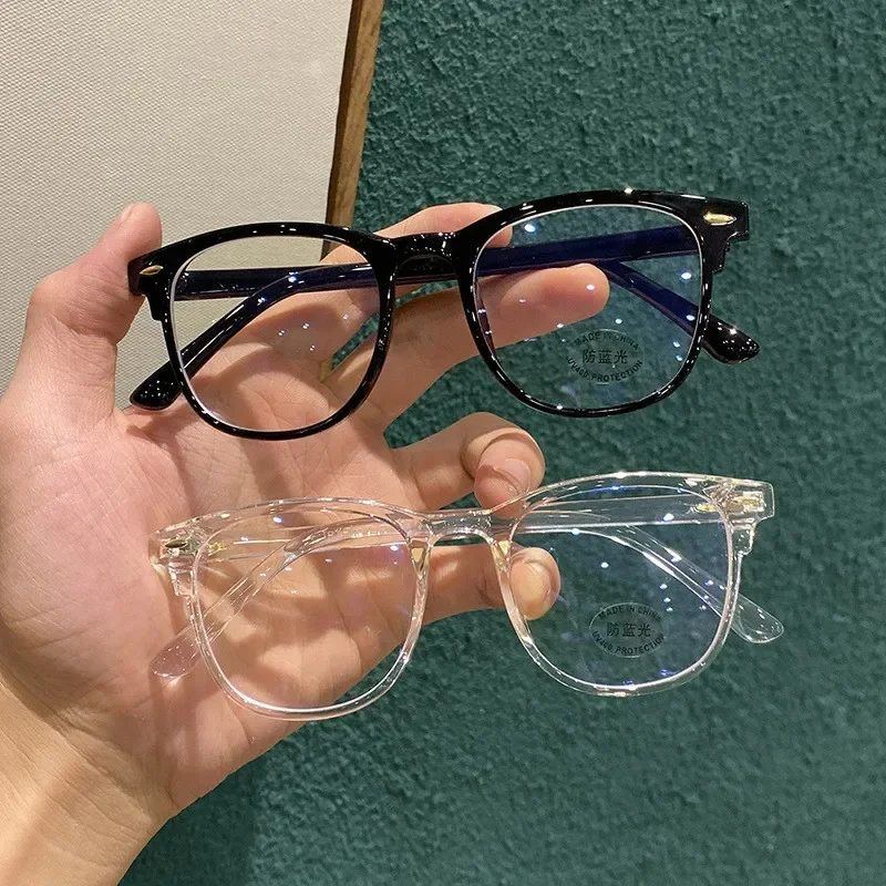 

Classic Transparent Computer Glasses Frame Women Men Anti Blue Light Blocking Glasses Optical Glass Lenses Oculos Male