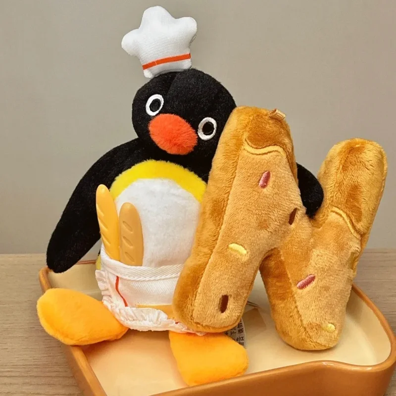 Nuovo originale Pingu Pengu Pane Superman Crema tostata cremosa Pane tostato Kawaii Doll Ciondolo Decor Collezione di giocattoli Regalo di compleanno