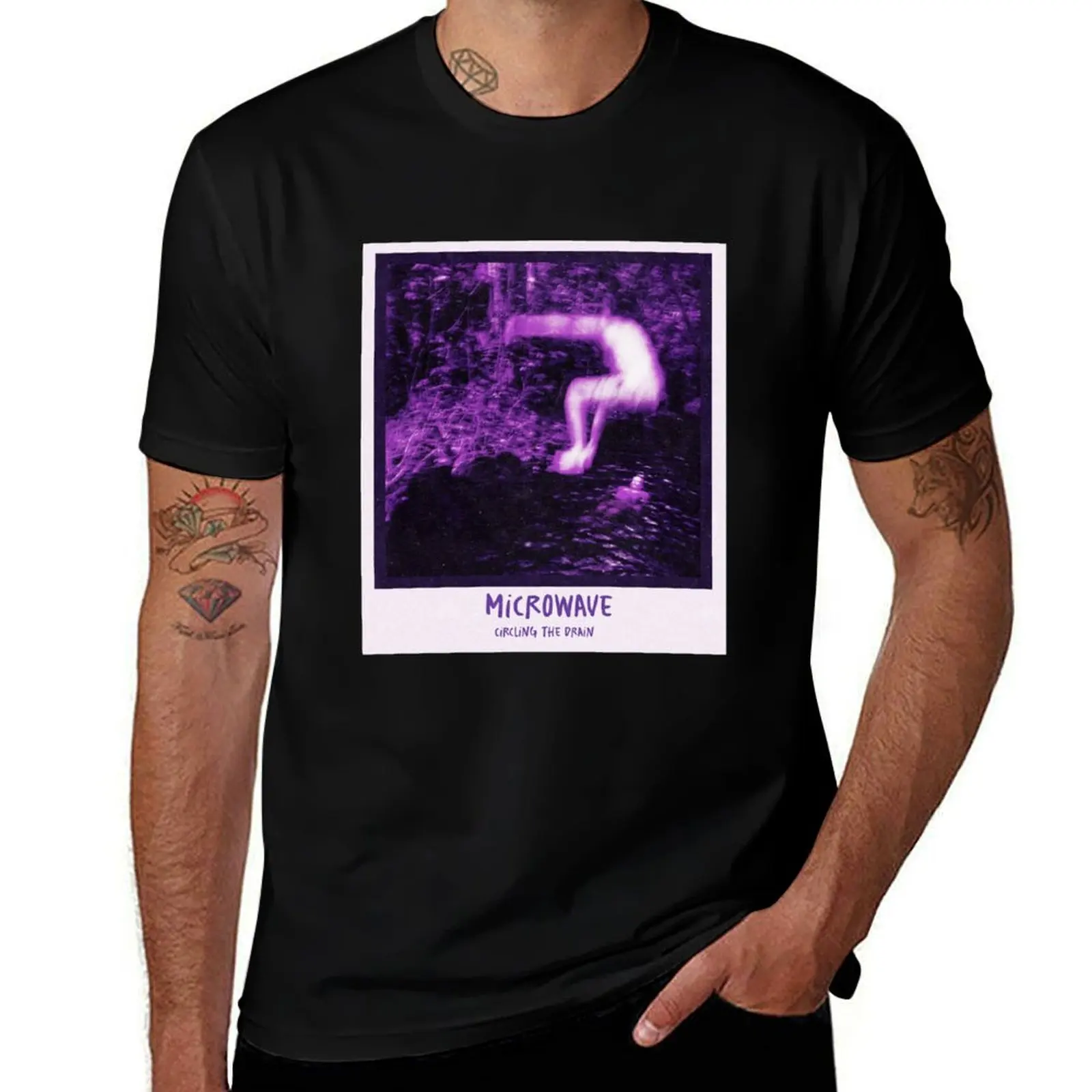 Microwave - Circling the Drain T-Shirt t shirt man plain T-Shirt