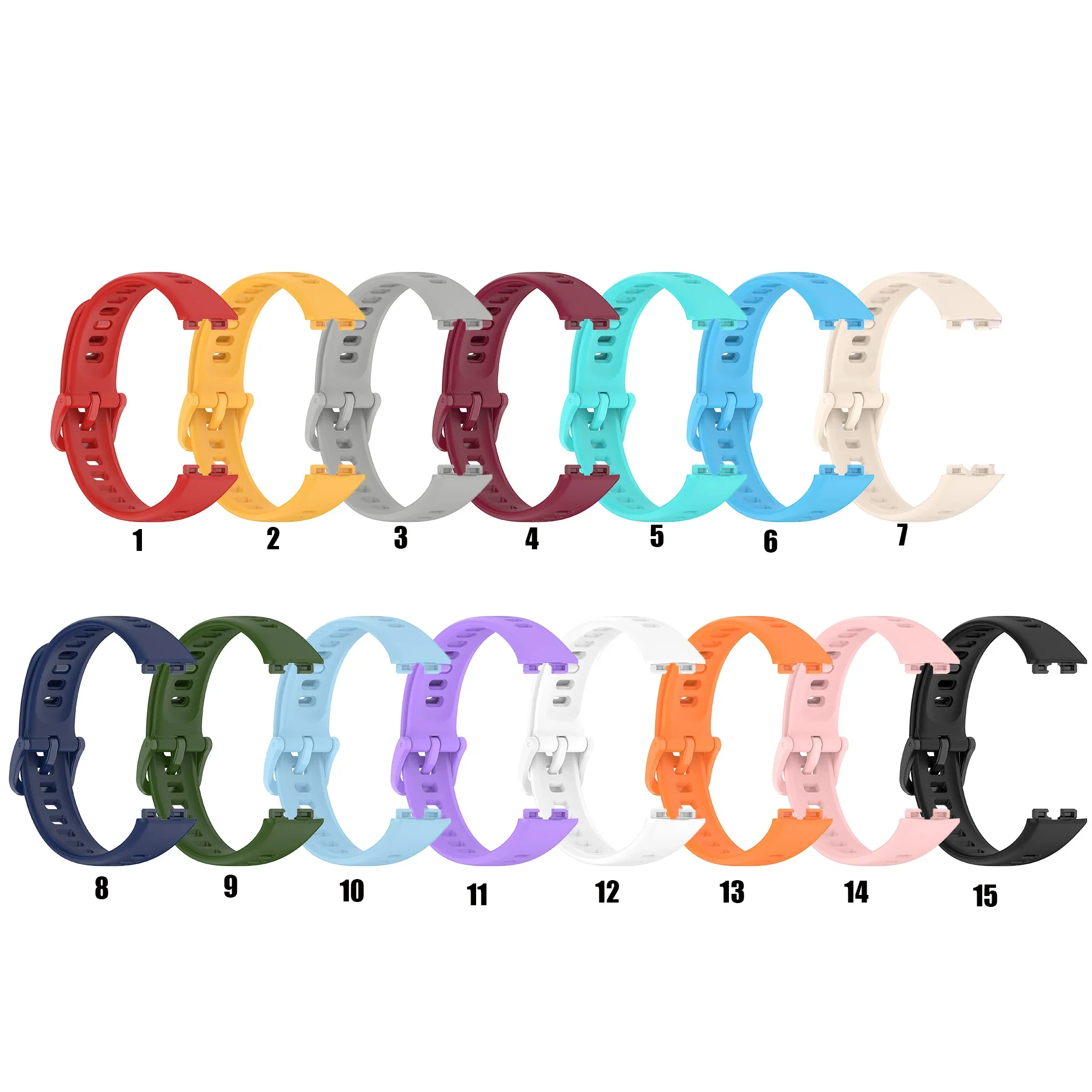 Per Huawei Band 9 8 cinturino/custodia in vetro temperato protezione dello schermo placcatura custodia in Silicone Band