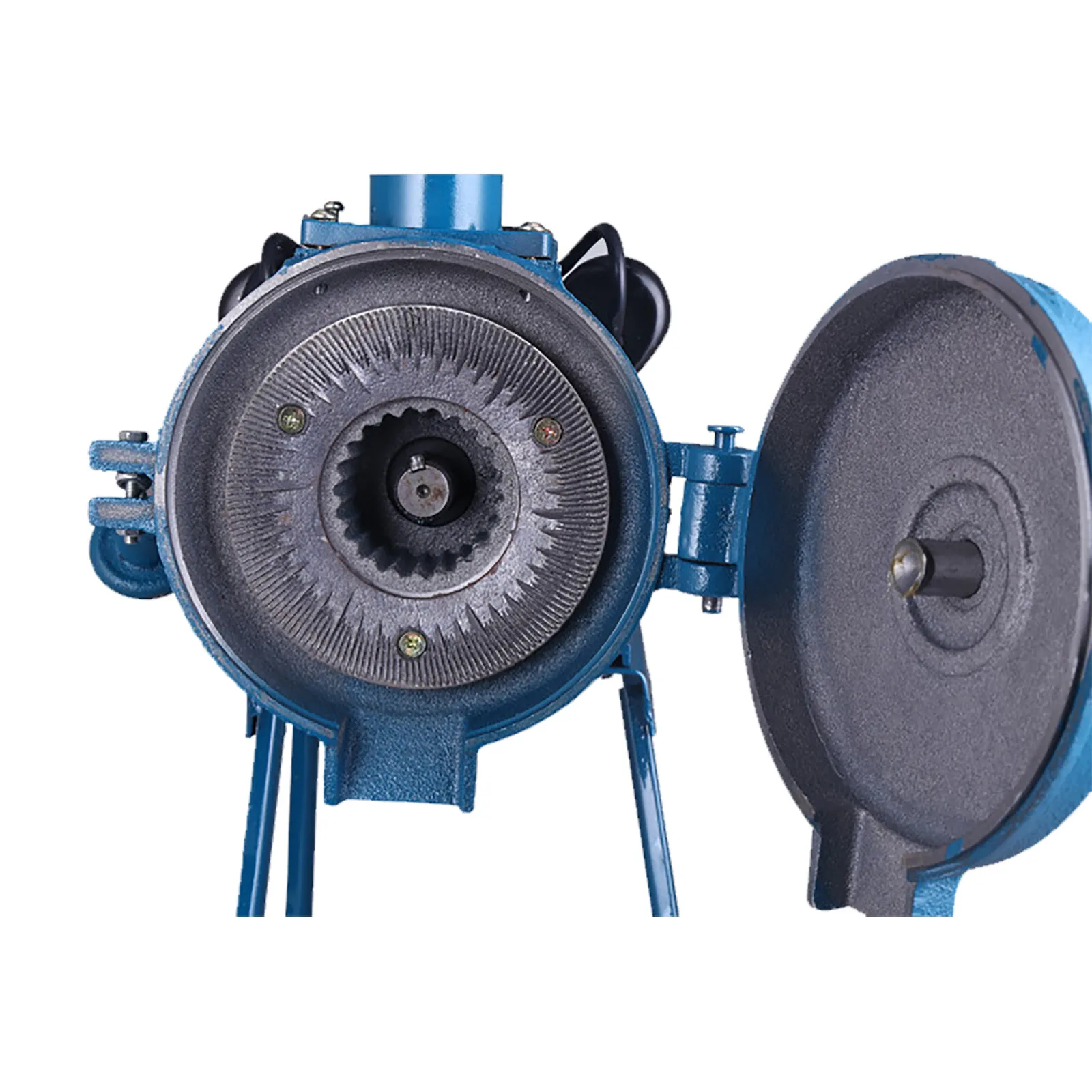 2 dischi abrasivi da 15 cm per smerigliatrice a secco per mulino elettrico per cereali da 3000 W 110 V