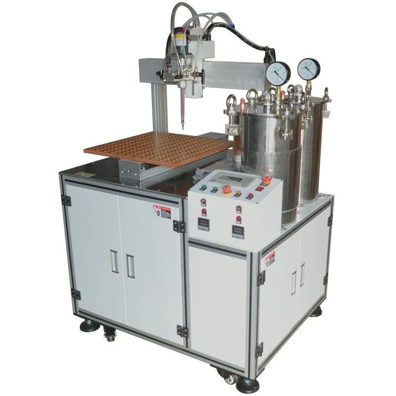

Cable dispensing equipment Waterproof connector Automatic glue filling machine Epoxy resin glue 5:1 potting connector glue