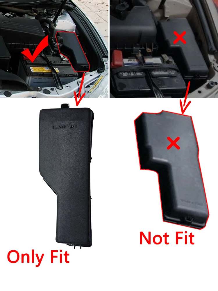 【Not All Models】For Toyota Camry 2006 - 2014 Auto Engine Fuse Box Upper Cover Bottom Box 82662 33390