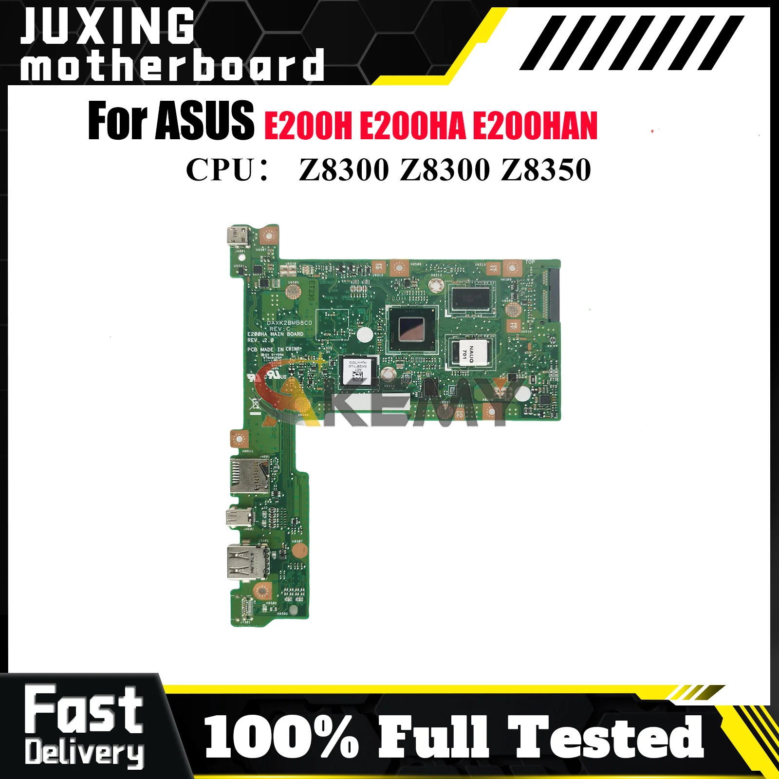 

E200HA Материнская плата для ноутбука ASUS EeeBook E200H E200HAN E200HA Материнская плата для ноутбука с Z8300 100% тестирование ОК быстрая доставка stk