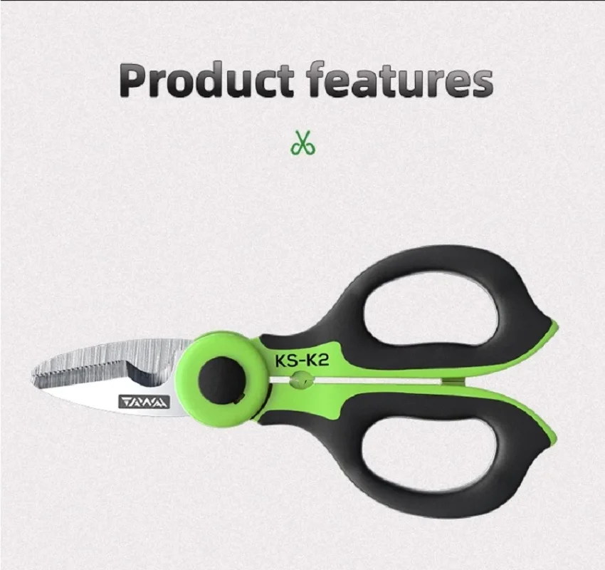 KS-K2 Kevlar Scissors TAWAA Fiber Optic Cut Tool Kevalr Cutter Hand Tool Stainless Steel Scissors Optical Wire