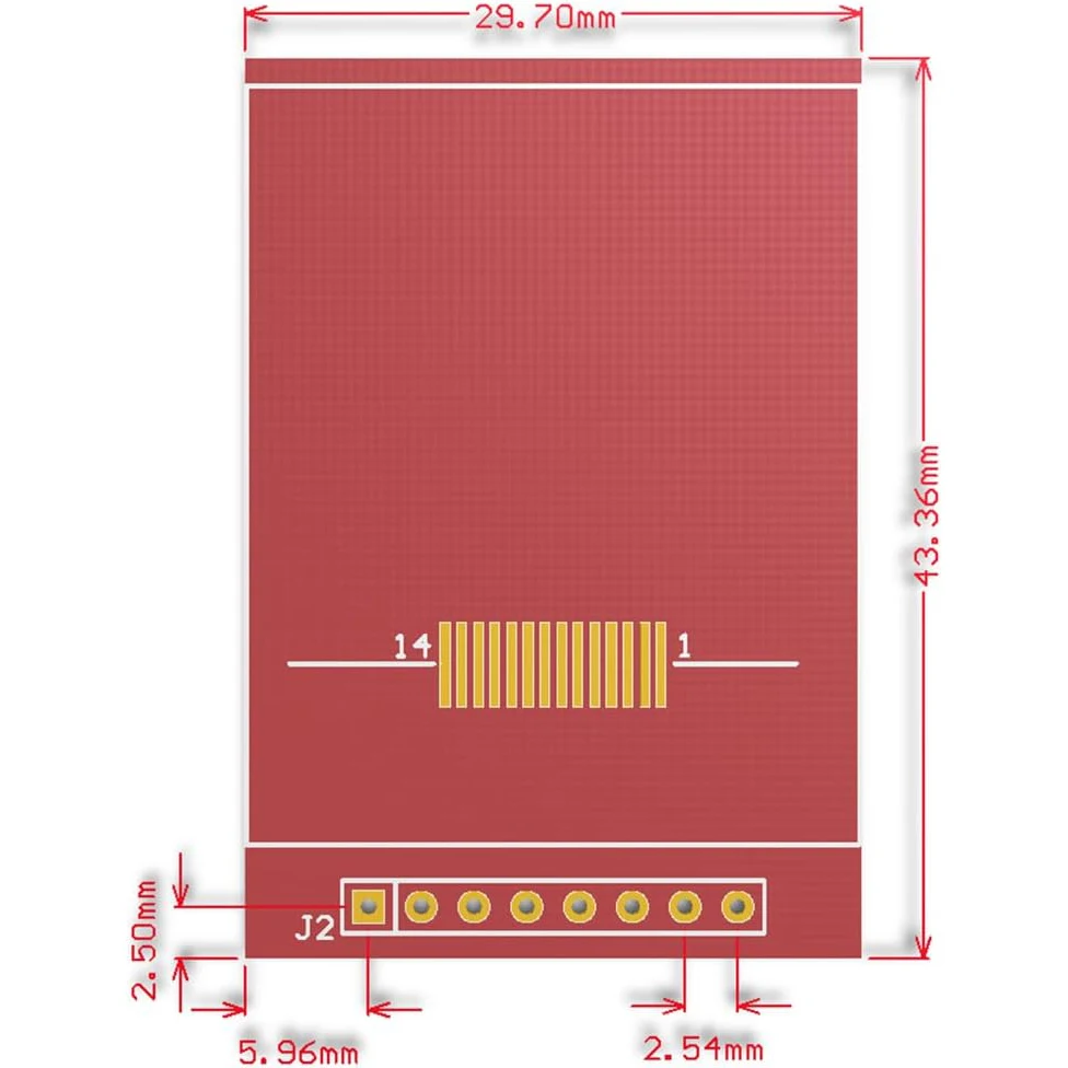 1,44 Zoll SPI TFT LCD Display Modul 128x128 ST7735S 5V/3,3V 11 Pin Version für Arduino U NO Mega-2560