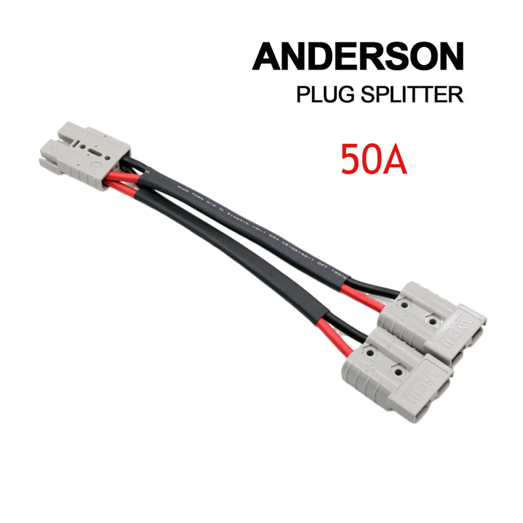 50 Amp Anderson Plug Connector Double Y Adaptor 6mm Cable For Anderson  Reliable