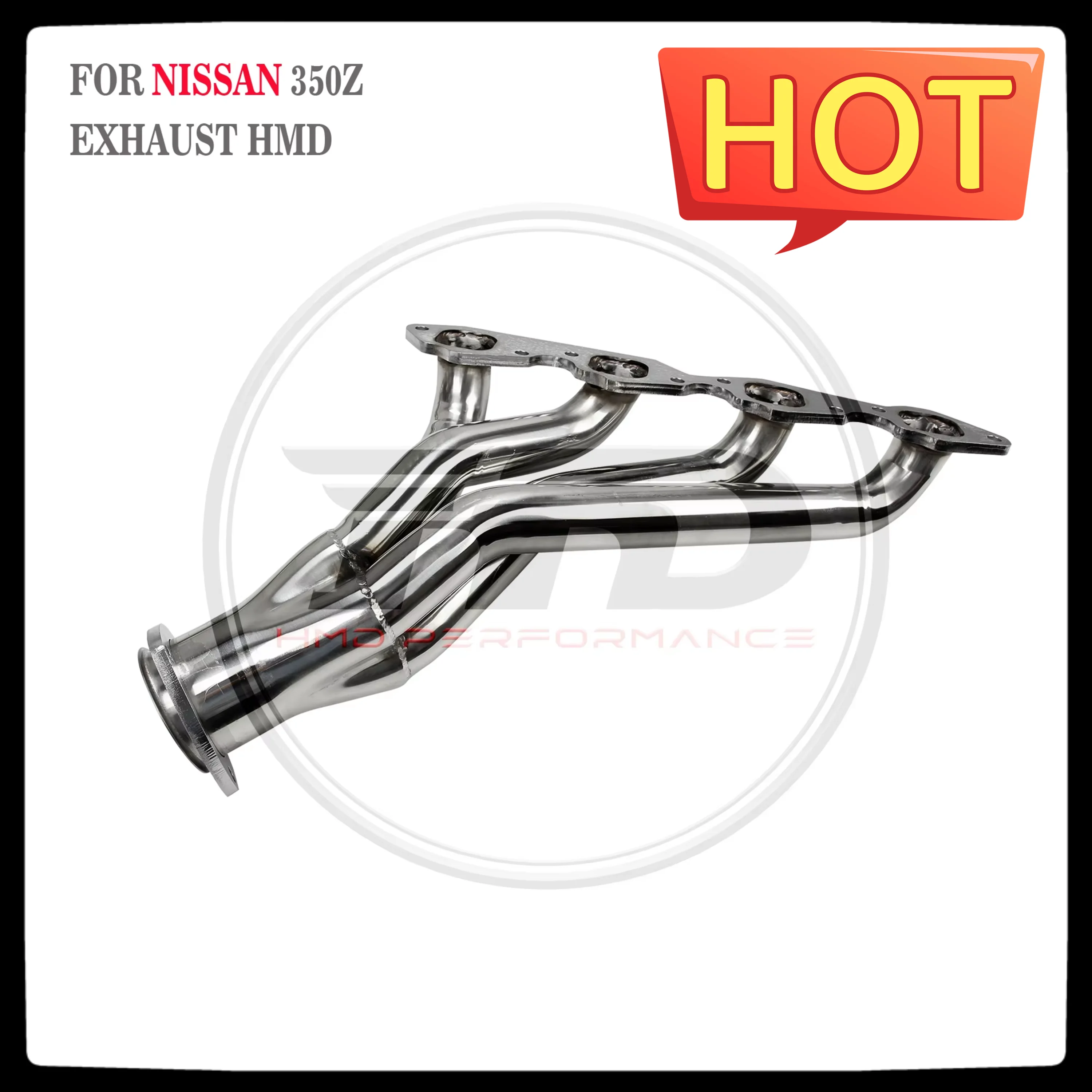 HMD Exhaust System High Flow Performance Stainless steel headers for Nissan 350Z Car