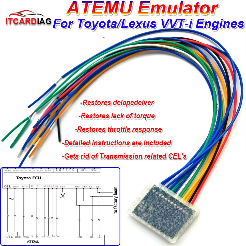 ATEMU Emulator For Toyota/Lexus WT-i Engines