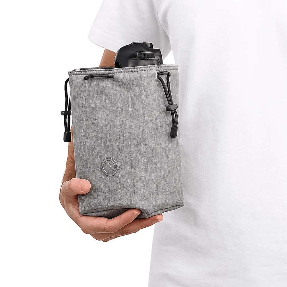 Bolsa impermeable para cámara Digital, bolsa de almacenamiento SLR de nailon a prueba de polvo con cordón, bolsillo para cámara profesional, fotografía al aire libre