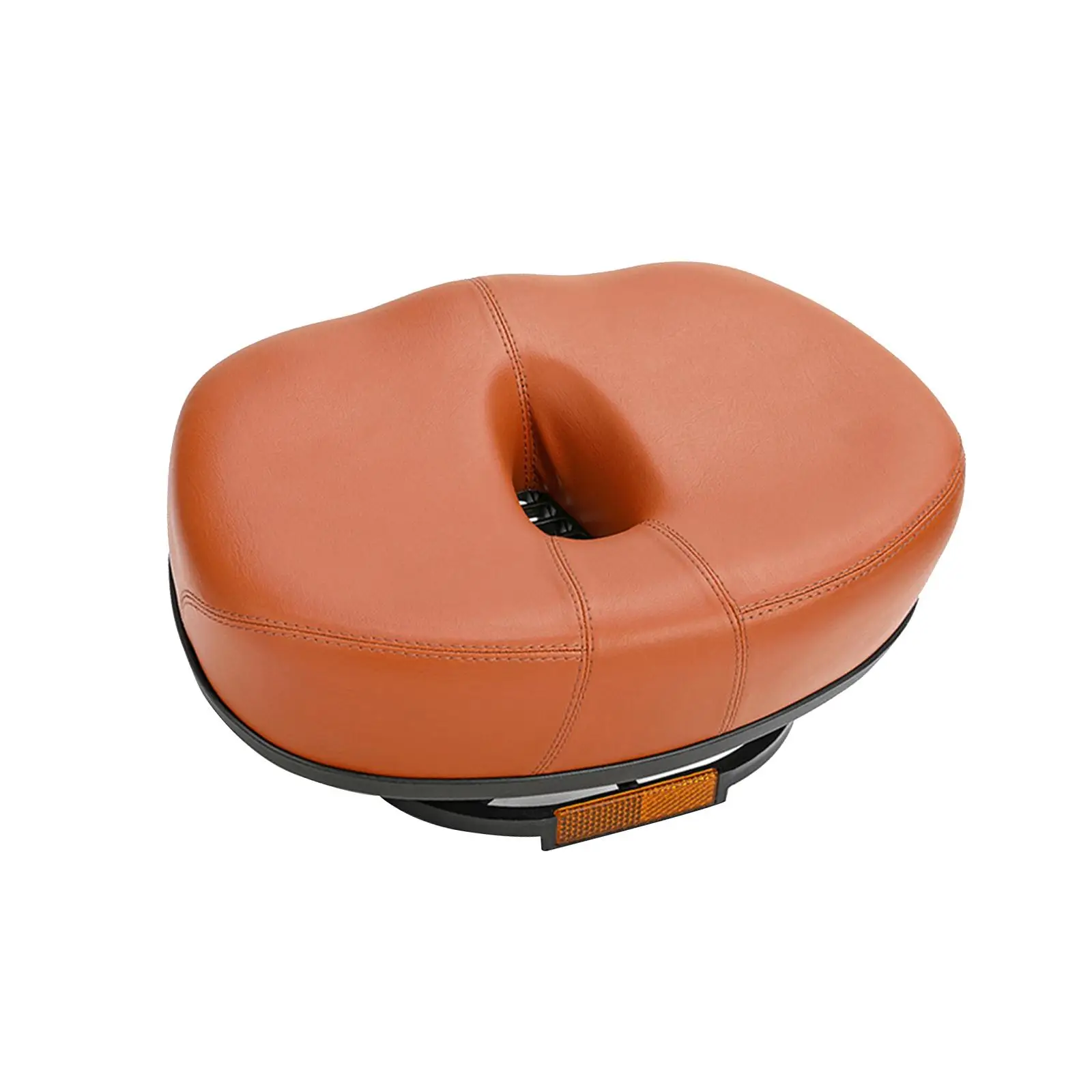 Bike Seat for Men Women Wide Soft Saddle Seat Shock Absorbing Comfort Bike Seat Cushion Bicycle Saddle No Nose for Mountain Bike