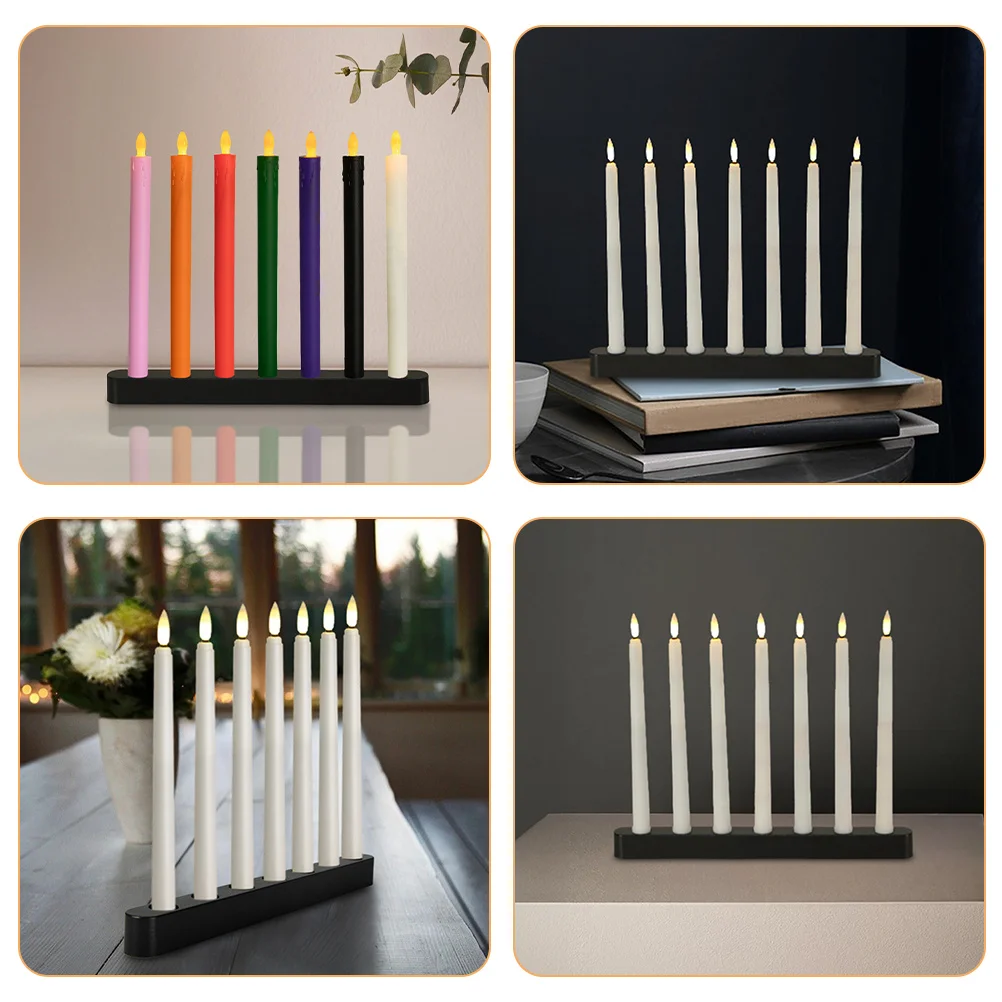 2 шт., держатель с 7 отверстиями, декоративная настольная подставка, декор для свадебного стола, набор подсвечников, подсвечники