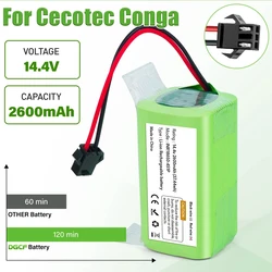 Batteria originale agli ioni di litio High-quality14.8V 3500mAh per Conga Excellence 950 990 1090 1790 1990 Deebot N79S N79 DN622 Eufy Robovac