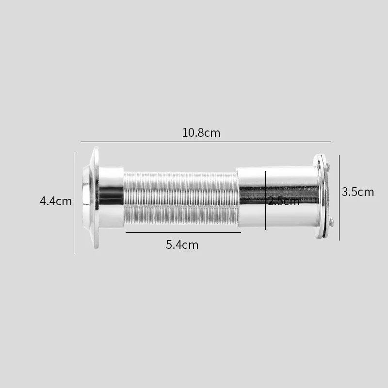 Porte anti-vol oeil de chat 26 diamètre de tuyau en bois Door200Wide-Angle HD lentille anti-dérapante anti-rotation porte d'hôtel oeil de mouton HD