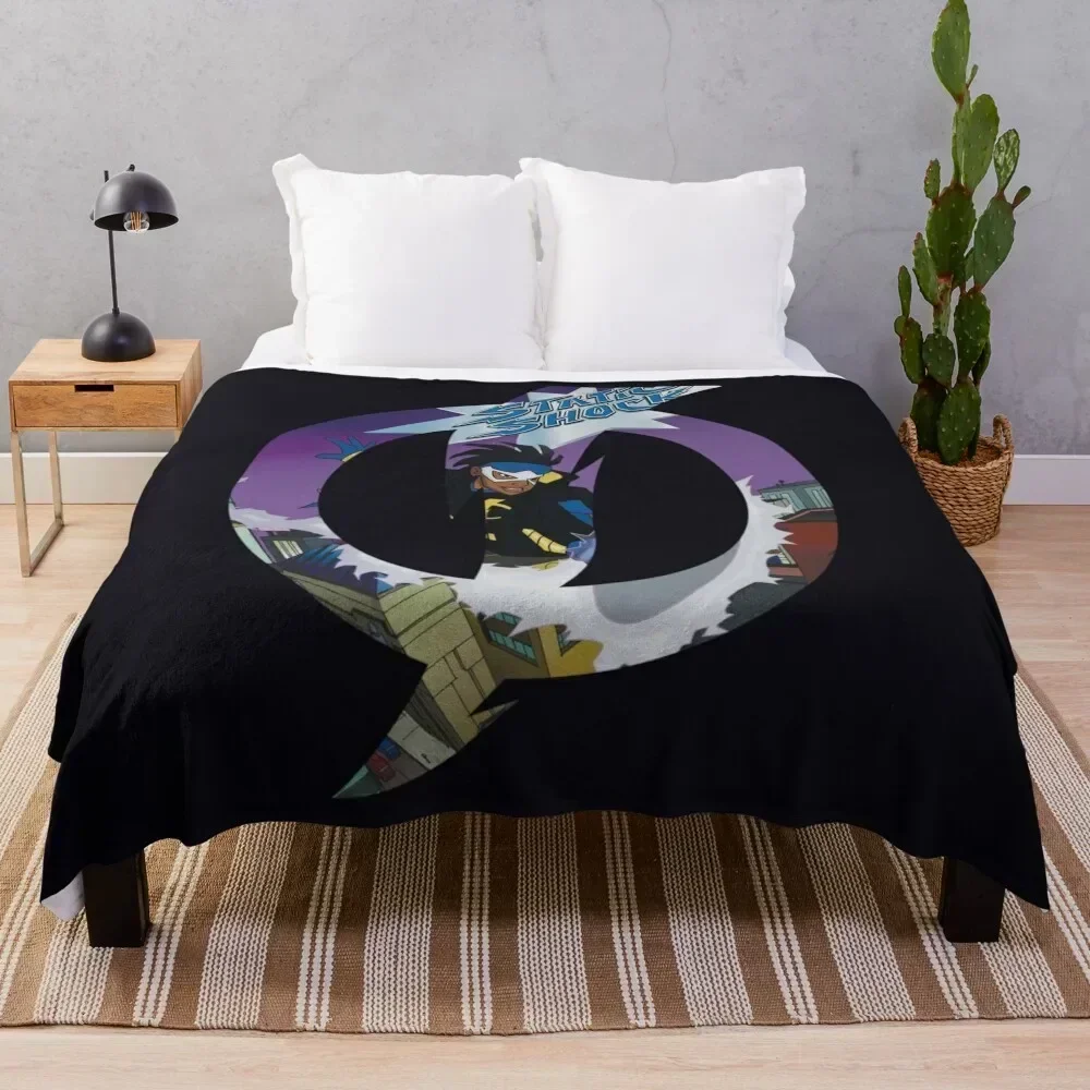 

Static Shock Throw Blanket