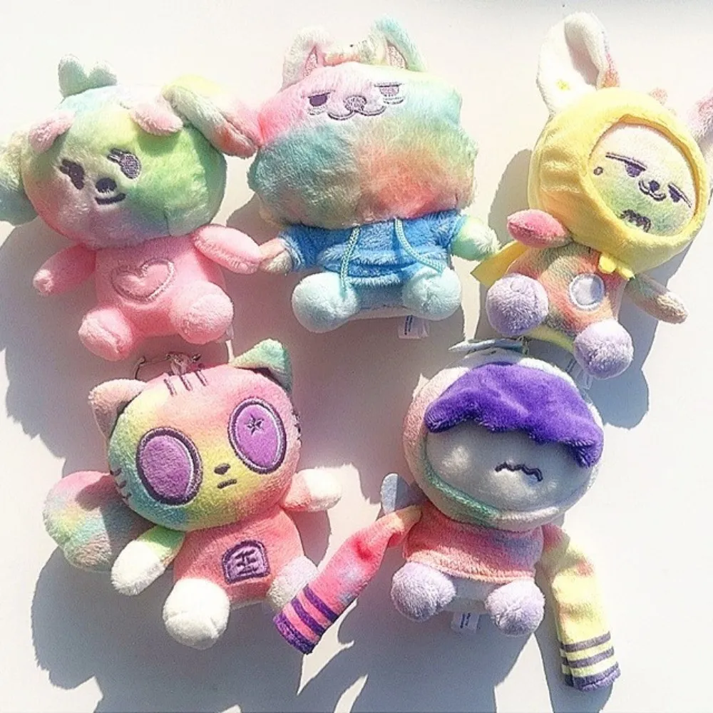 Kpop Cute Doll 13CM Soobin Yeonjun Cartoon Colorful Doll Keychain Filling PP Cotton Plush Doll BEOMGYU HUENINGKAI Fans Gift