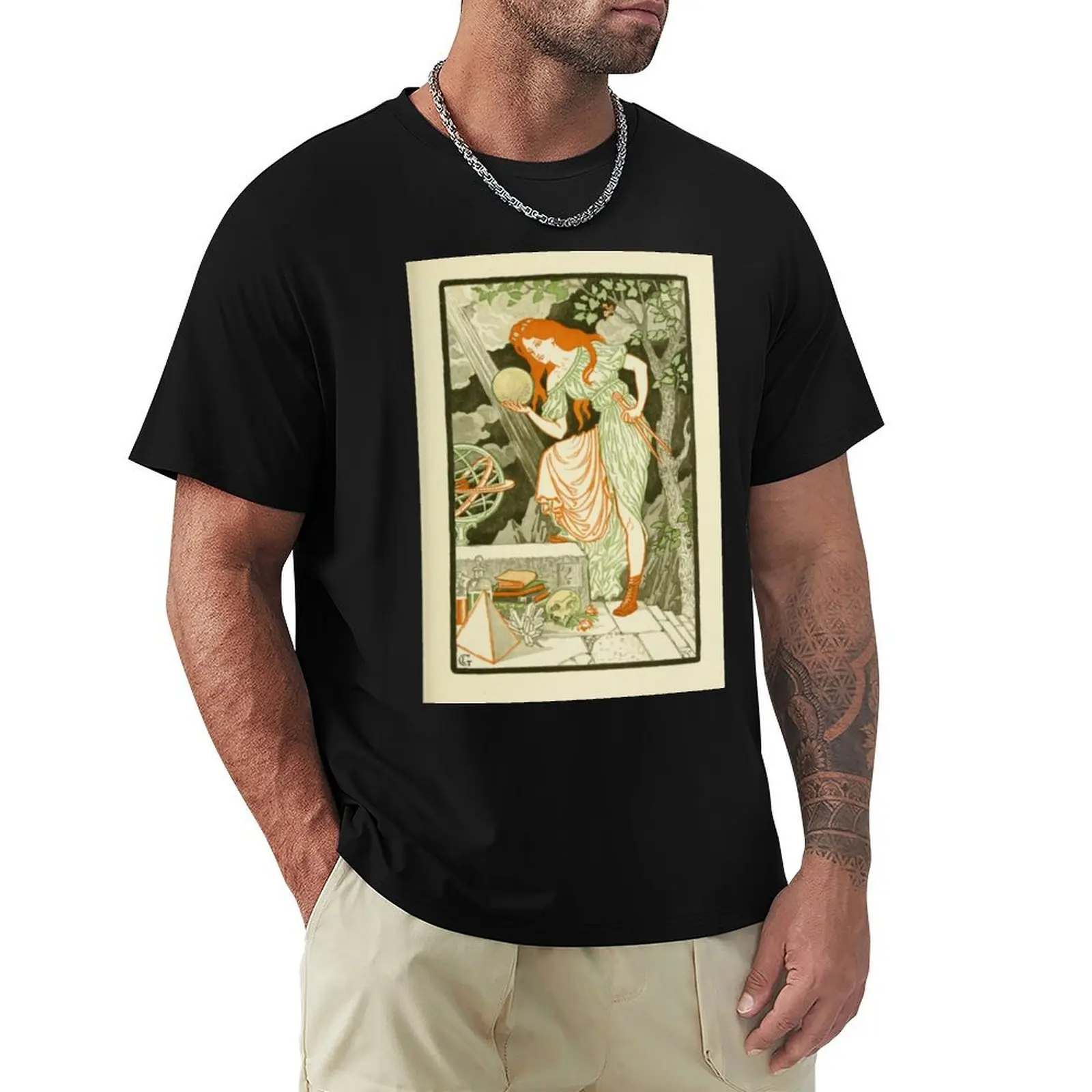 T-shirt Knowledge à manches courtes imprimé pour l'été