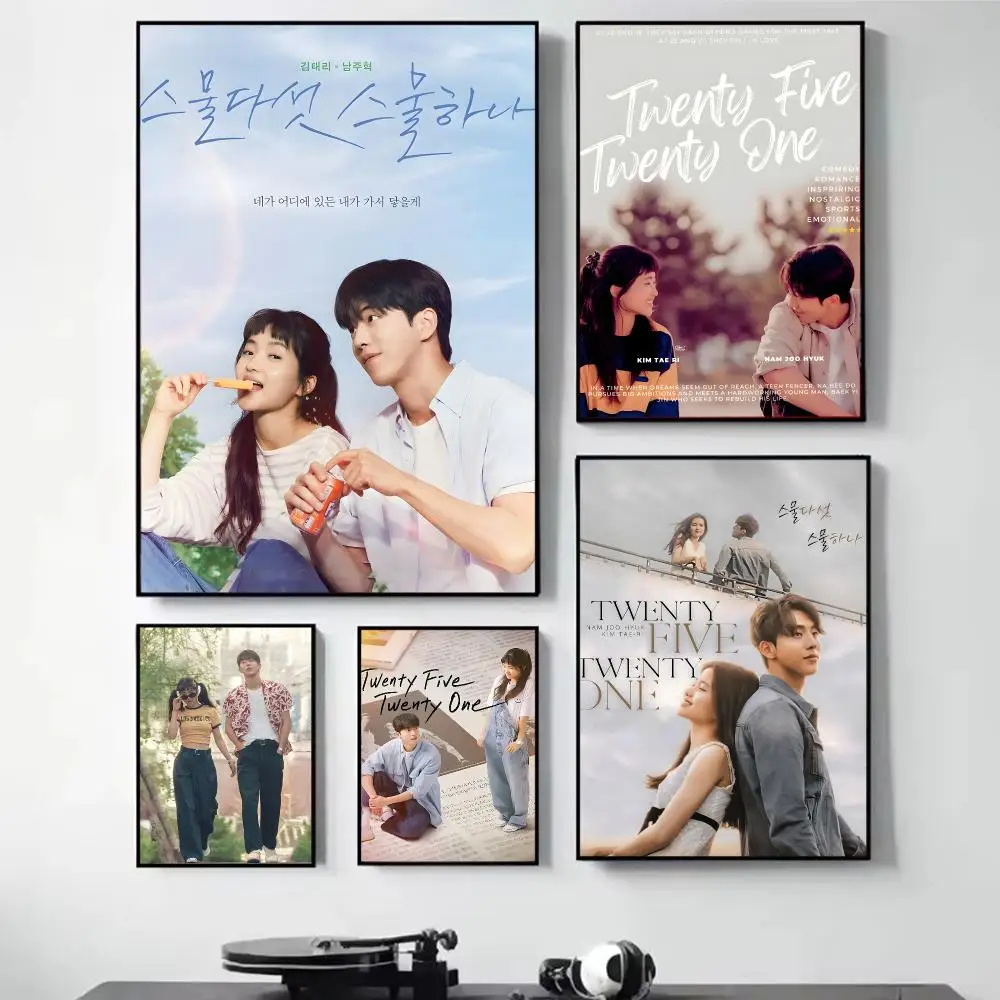 T-Twenty-Five Twenty-One Teleplay Poster High-definition Art Sticker Self Adhesive Waterproof Home Decoration For Living Room