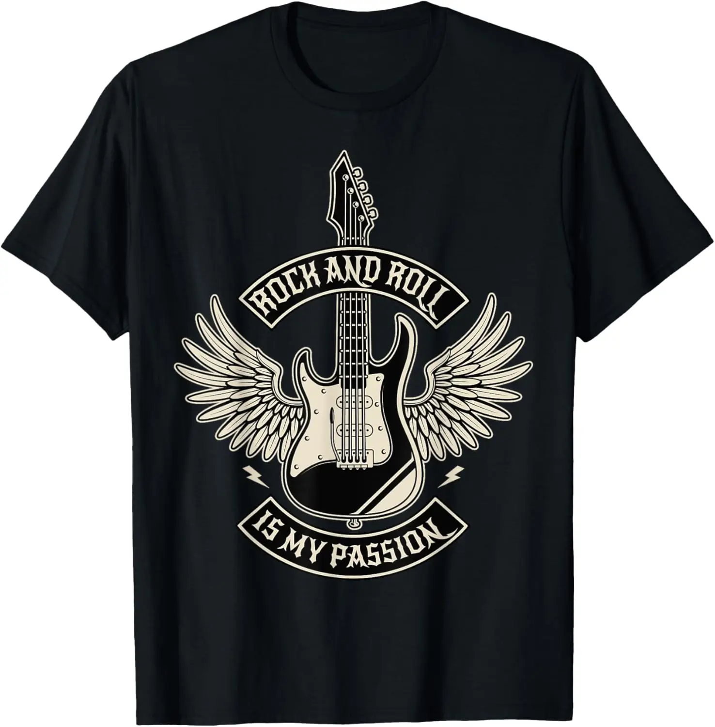 

Rock And Roll Is My Passion Hard Rock & Roll Rocker Concert T-Shirt