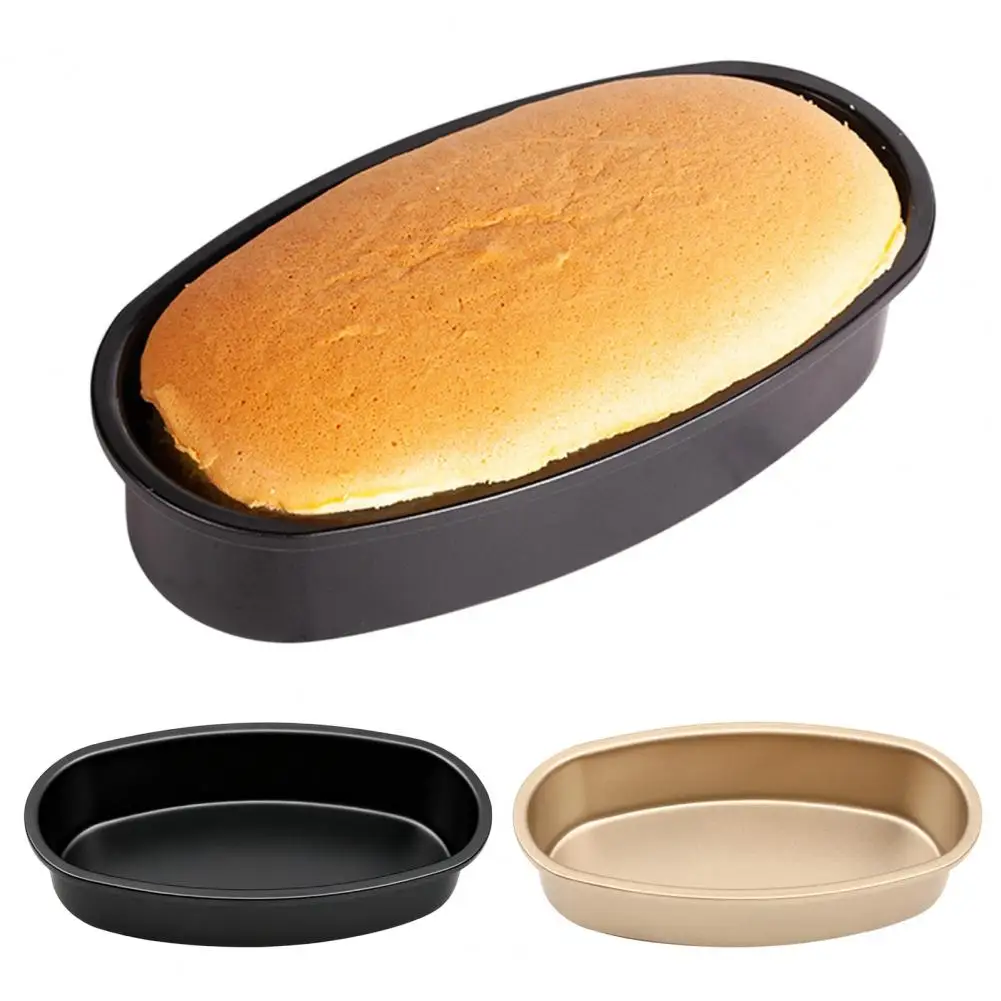 Reusable Bread Mold Nonstick Carbon Steel Oval Bread Mold Reusable Baking Pan for Cheesecake Desserts Professional Oven-safe