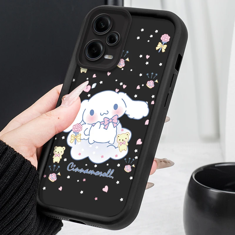 سانريو سينامورول جراب هاتف لشاومي ريدمي نوت 13 14 14S 12 11 برو بلس 5G 12S 11S 10s 10 9 ريدمي 14C 13C 12C 12 4G A3 A3X