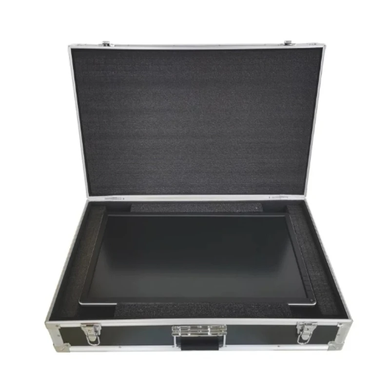 27 Inch Hard Shell Monitor Carrying Case, Shockproof Portable Screen Storage Bag with Handle