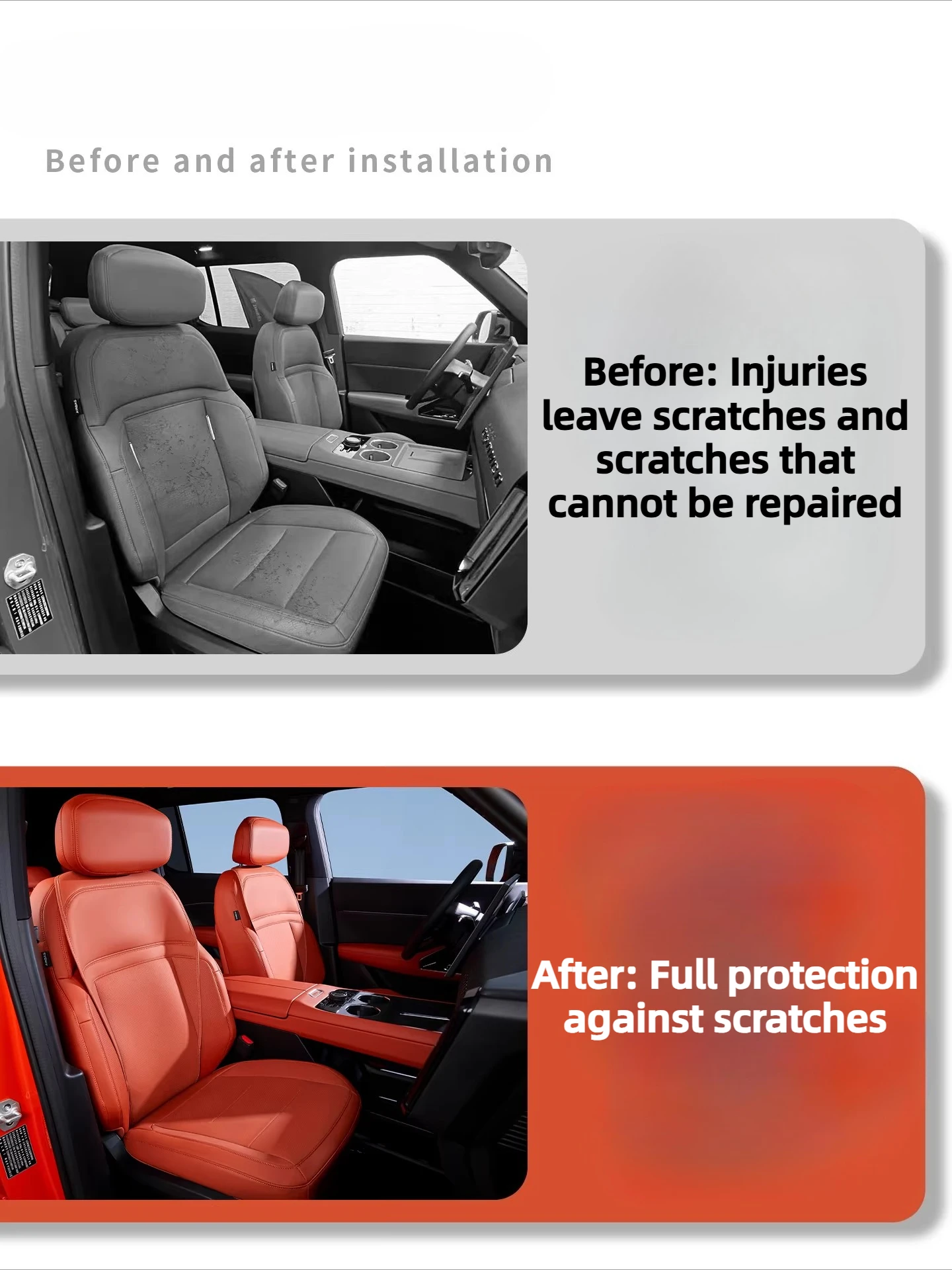 For Ford Bronco Sport/Bronco Basecamp all inclusive seat cover all season ventilated seat cushion anti foulingand wear-resistant