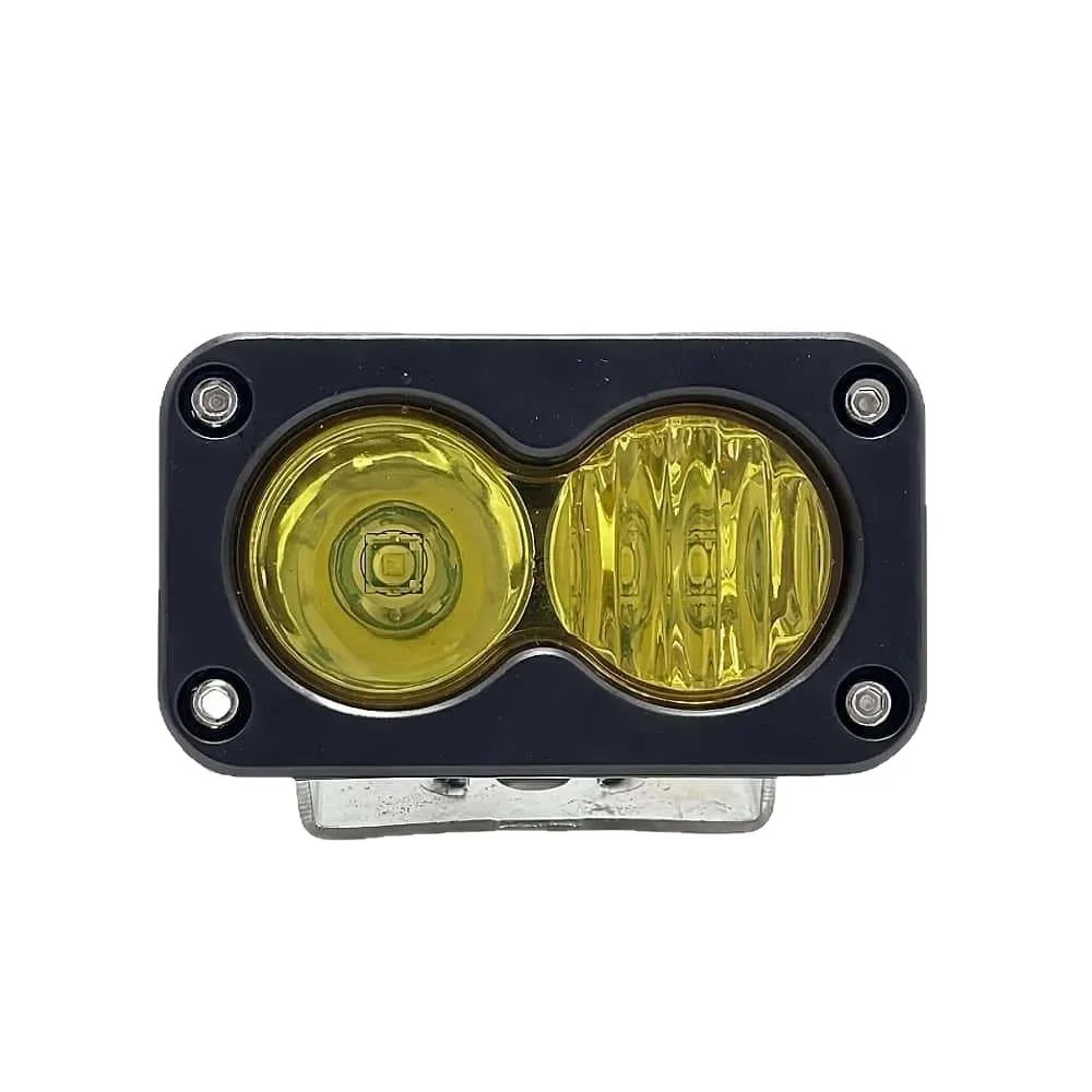 3 بوصة سيارة الأضواء الأبيض الأصفر LED جراب القيادة ضوء العمل للدراجات النارية شاحنة بيك اب الطرق الوعرة سقف رف أمتعة مصباح