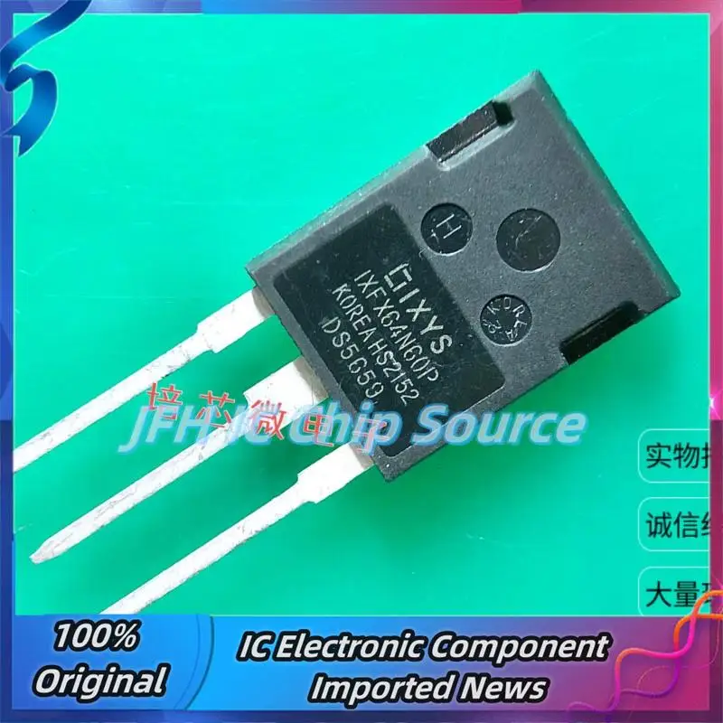 5PCS-10PCS  IXFX64N60P  TO-247 64A 600V  Best Quality Stock