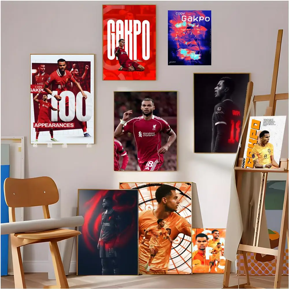 Energetic Cody Gakpos Poster Modern art bathroom wall poster waterproof frameless decorative gift