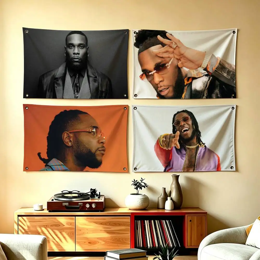 Singer B-Burna Boy Afro-fusion Flag Suitable For Party Club Outdoor Interior Wall Decoration Banner Fans Gift