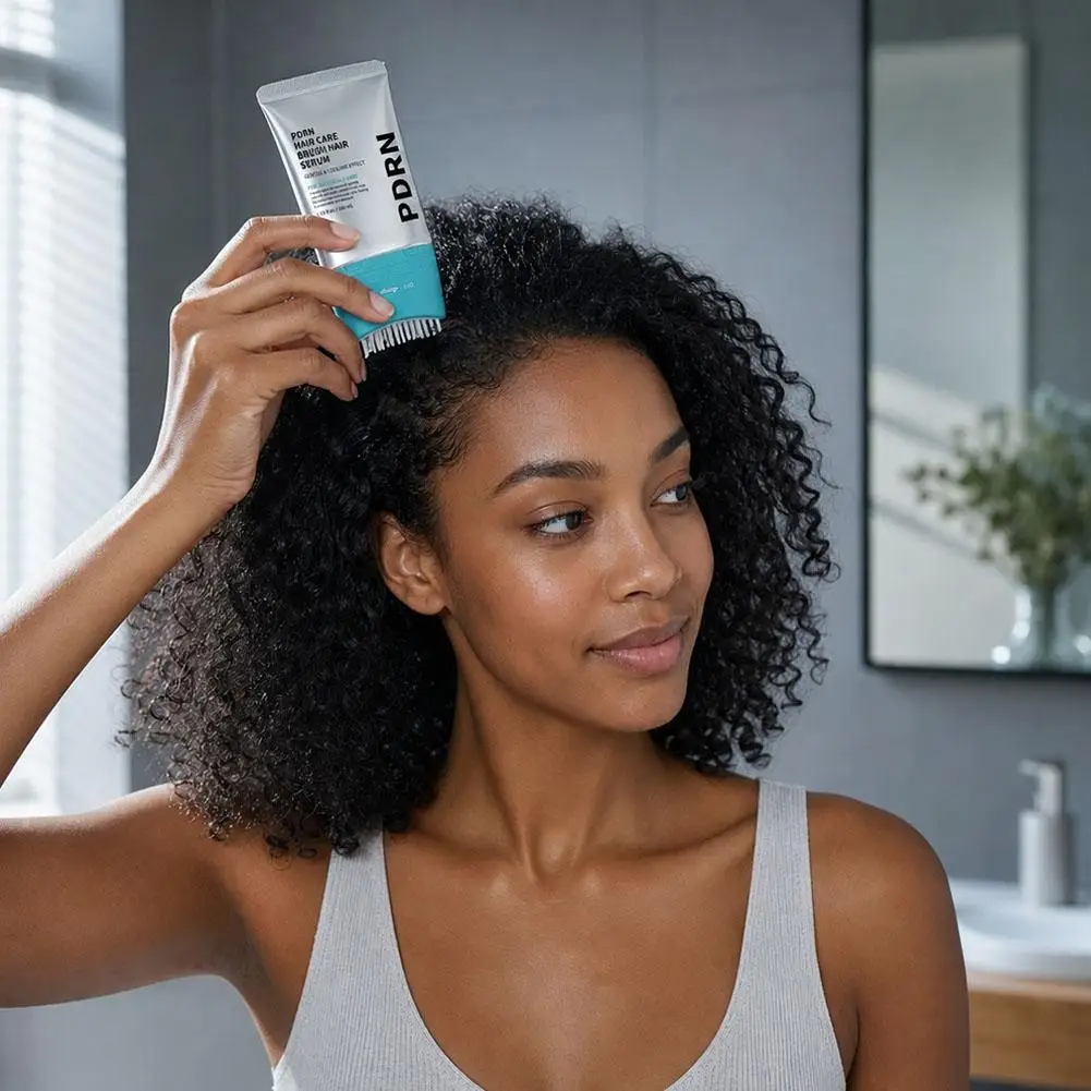 PDRN Scalp Serum With Comb Tip 100ml For Applying To Wet Or Dry Hair Gentle Cooling Care With A Lightweight Non Sticky Formula