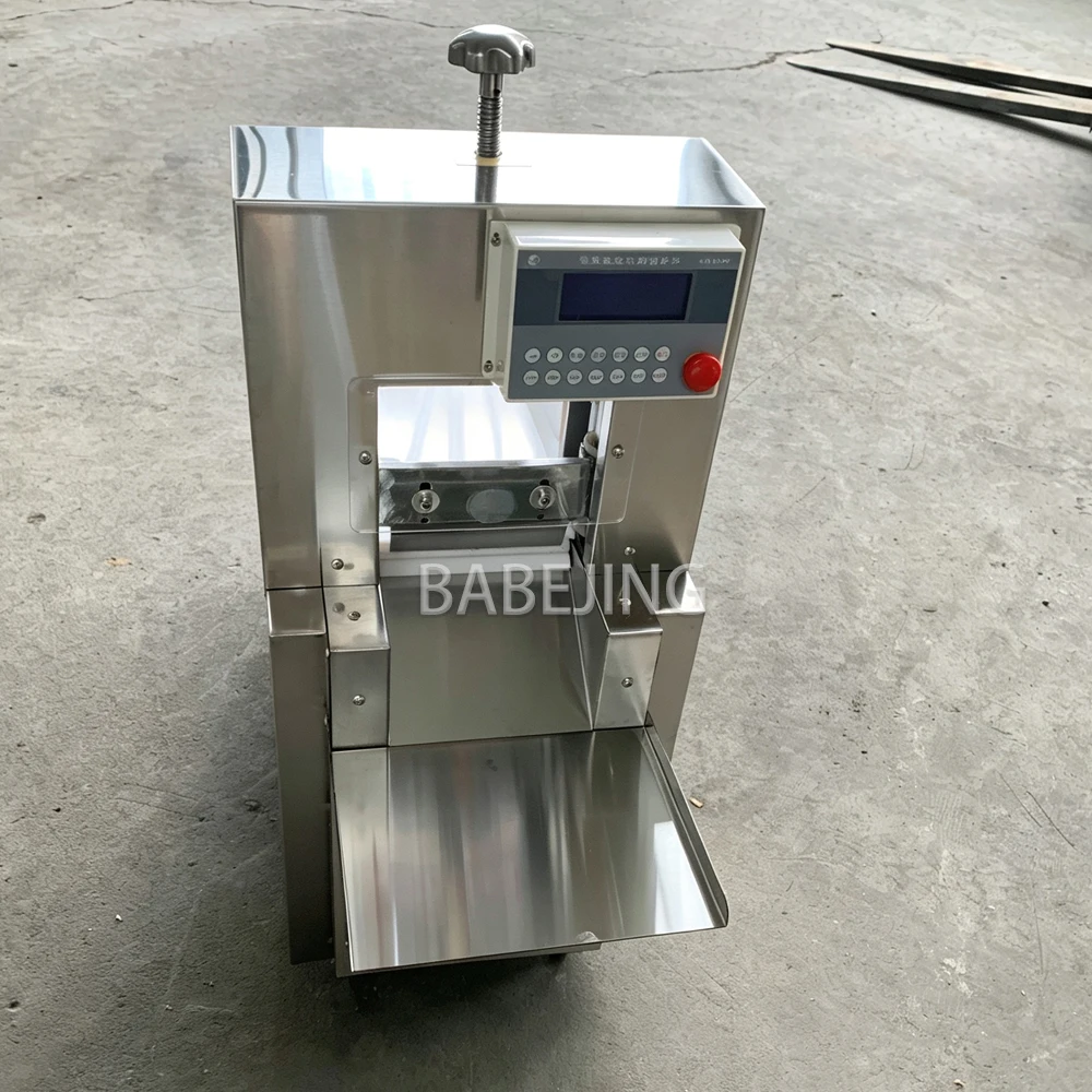 Commercial Frozen Meat Roll Cutter Automatic CNC Mutton Slicer For Meat Processing Workshop