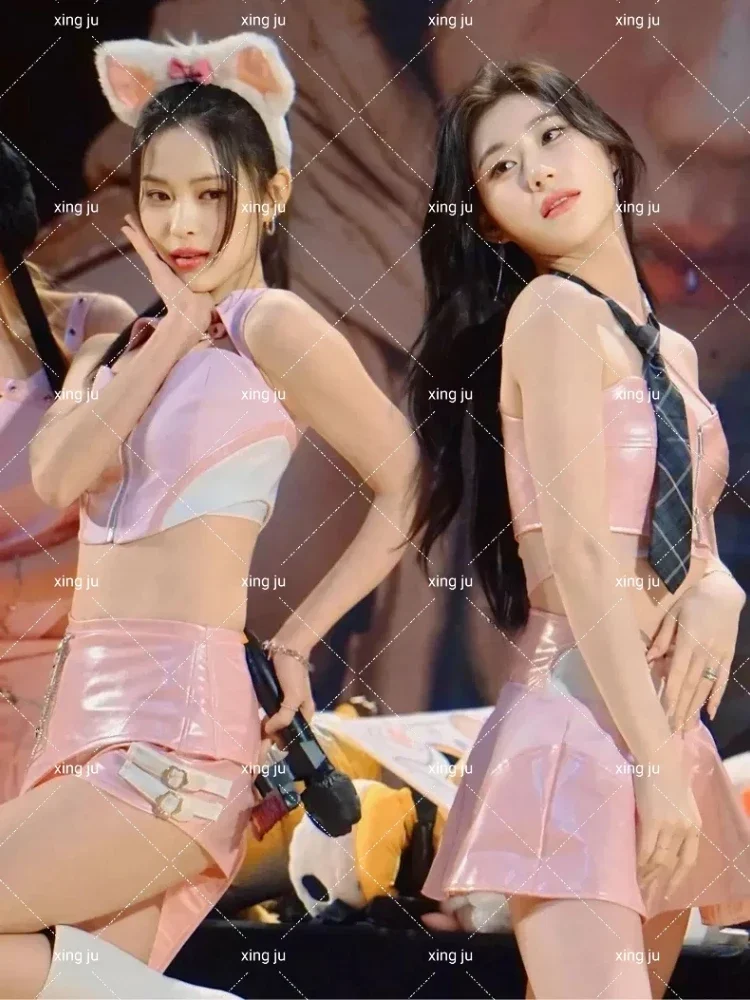 Nuove donne Kpop Gruppo Abiti per spettacoli teatrali Abbigliamento da cantante da donna Discoteca Ragazza sexy Costumi di danza Abbigliamento da palcoscenico per danza di strada