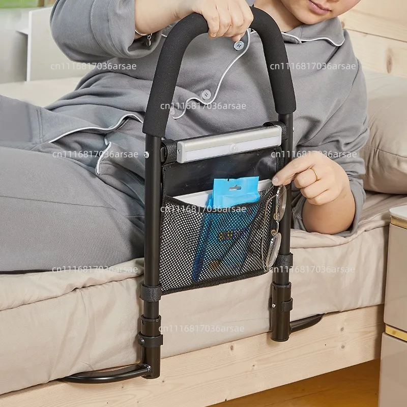 Bedside Armrest Foldable Up Help Armrest Bed Guardrail Get Up Aid