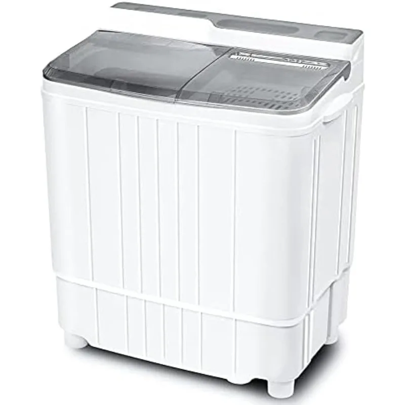 INTERGREAT Portable Washing Machine Mini 17.6 Lbs Compact Washer Machine And Dryer Combo，Small Twin Tub Washer