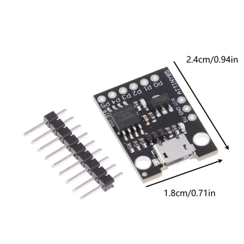 

ATTINY Black TINY85 Digispark Kickstarter Micro TYPE-C макетная плата ATTINY85 модуль для Arduino IIC I2C USB ATTINY45