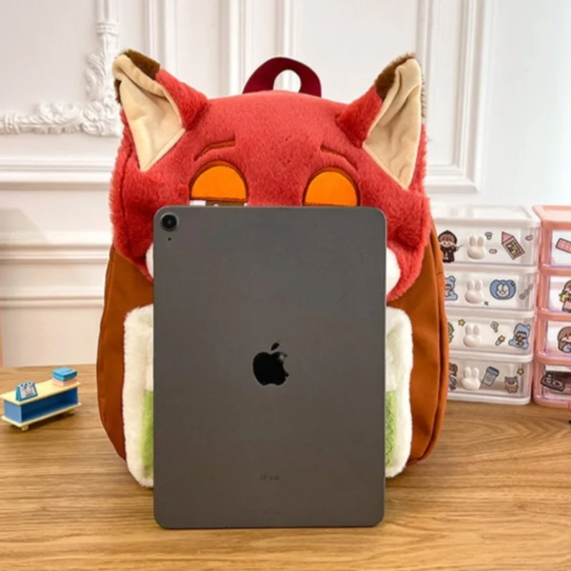 กระเป๋าเป้สะพายหลังการ์ตูนใหม่ ซูโทเปีย จูดี้ นิค กระเป๋าขนปุย กระเป๋าสะพายไหล่ กระเป๋าถือลำลองสำหรับเด็กผู้หญิง กระเป๋าโท้ทขนฟู กระเป๋าเดินทาง ของขวัญ