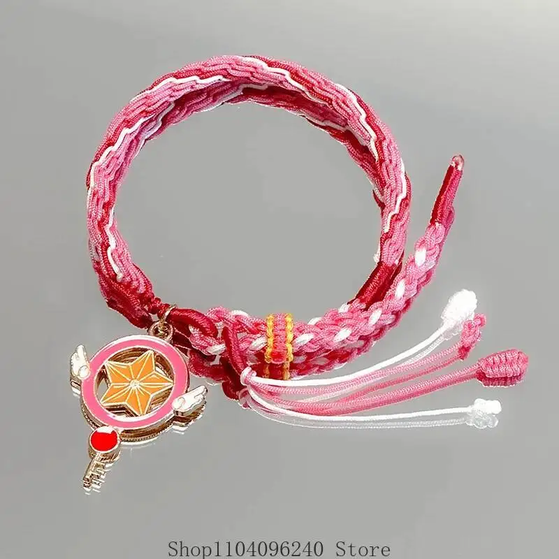 أنيمي لعبة كينوموتو ساكورا أنيمي لعبة تأثيري سوار للجنسين قلادة أساور مجوهرات اكسسوارات هدايا