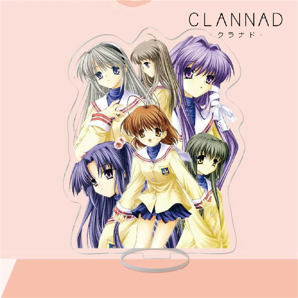 Charm Anime Fans Gifts HD Character CLANNAD Acrylic stand Model Ornament Accesorios Goods Collection Series 15cm