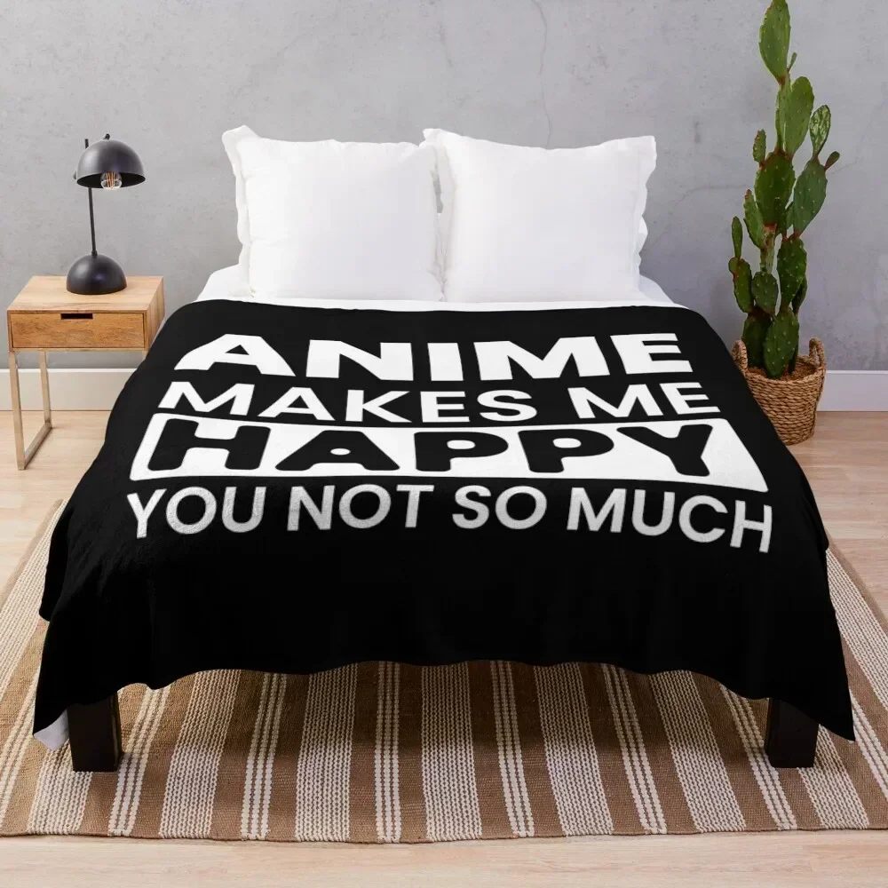 

Anime Gift For Anime And Manga Lovers Throw Blanket Modern Design Soft Blanket for Home Decor
