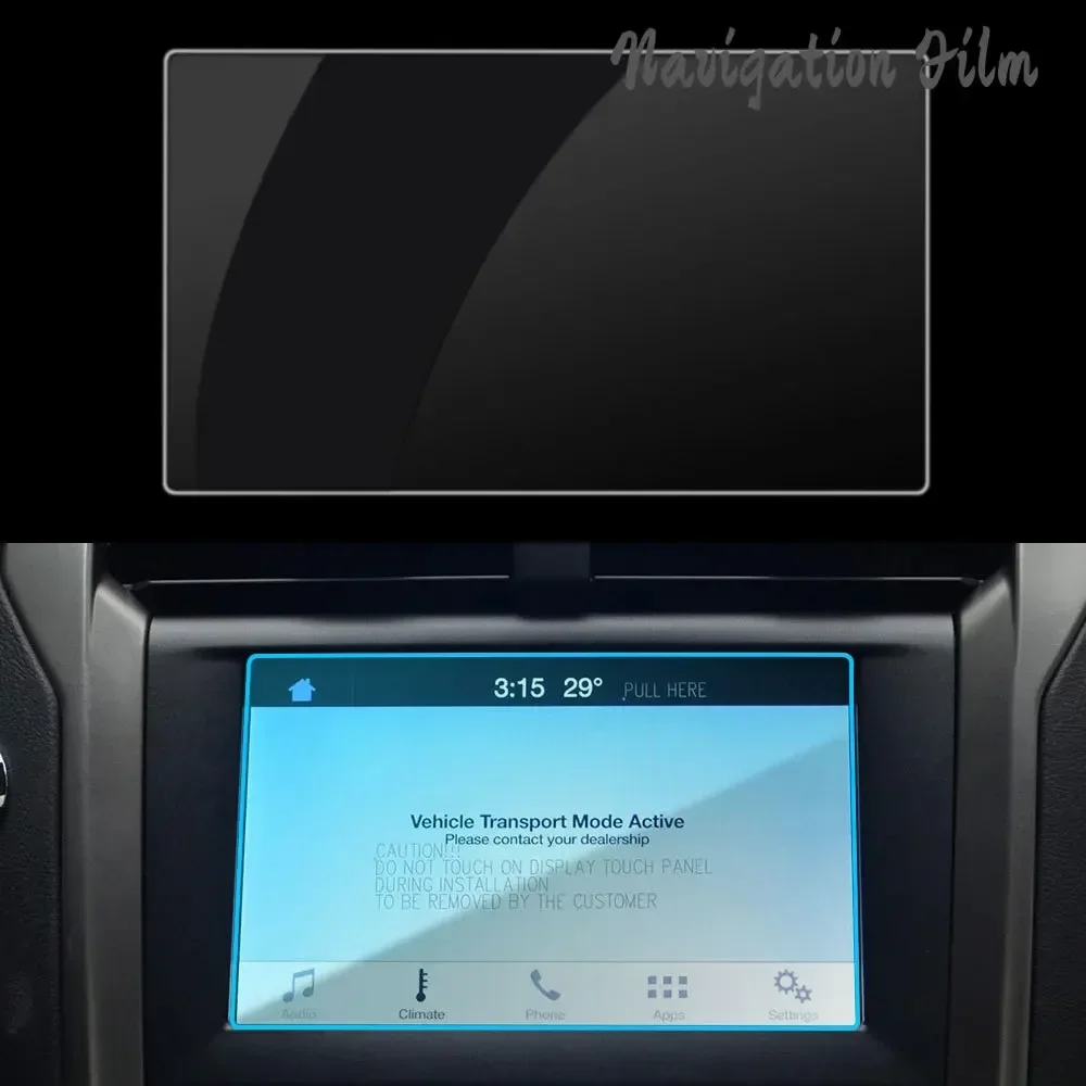 For Ford Mondeo Fusion 2013 - 2019 GPS Navigation Film LCD Screen Film Protector Sticker Tempered Glass Interior Accessories