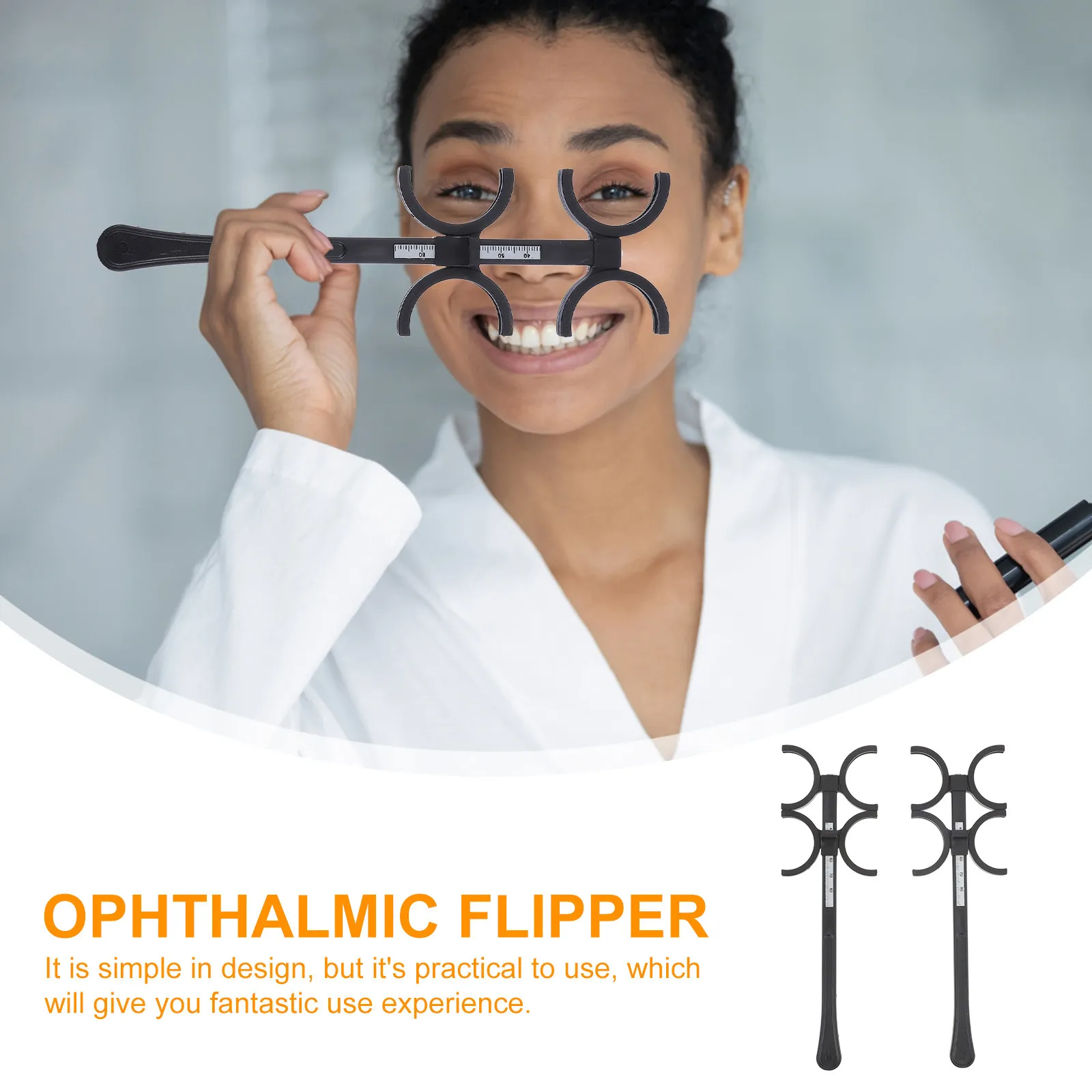 

Набор из 2-х портативных офтальмологических инструментов для проверки зрения, прочные, для оптометрии и подтверждения диагноза