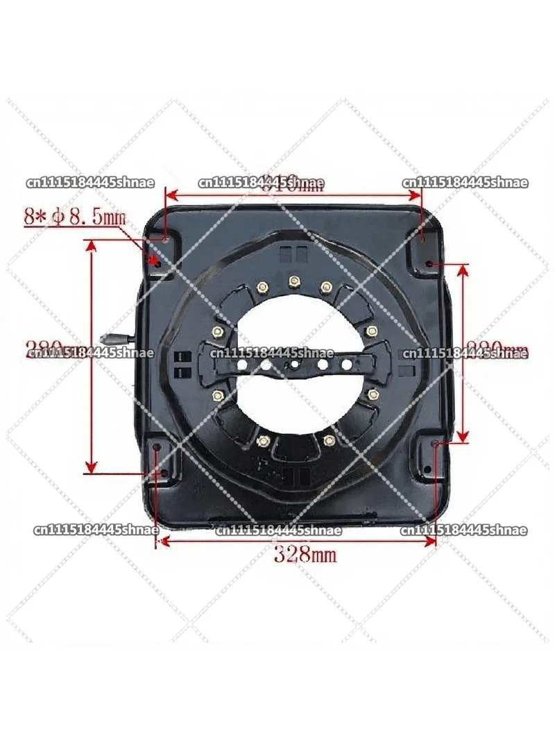 Suitable for Seat Base 360-Degree Rotating Turntable Van Light Truck Commercial Vehicle Seat Modified Seat Turntable Car