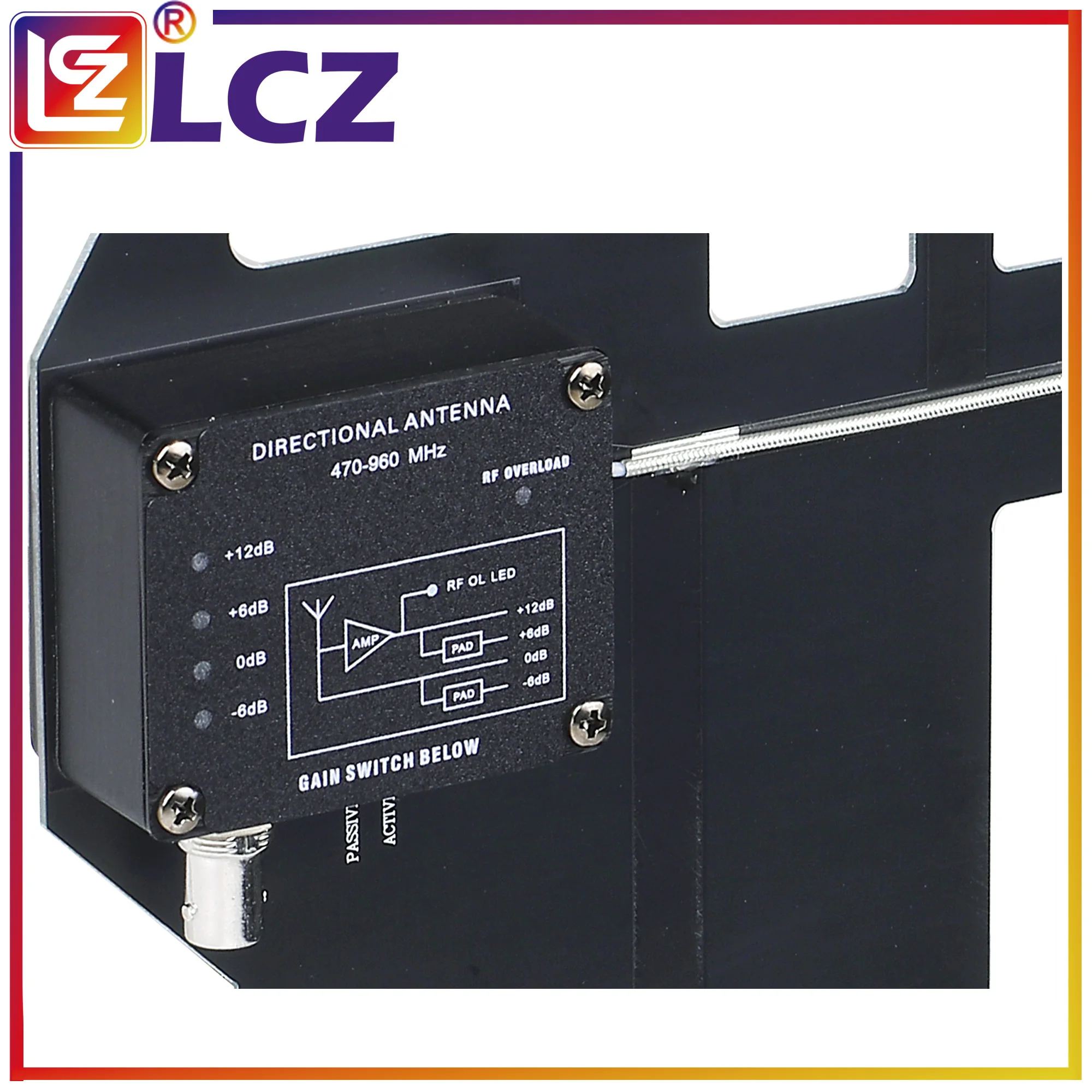 LCZ UA760-85 sistema di distribuzione dell'antenna 400-950MHz amplificatore di segnale RF a 5 canali amplificatore di segnale per microfono Wireless