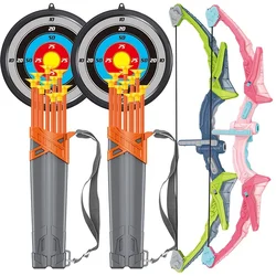 Arco e flecha Light-up Conjunto de tiro com arco para crianças, brinquedo para meninos e meninas de 3, 4, 5, 6, 7, 8, 9, 10, 11, 12 anos, brinquedo do tiro, presente do Natal