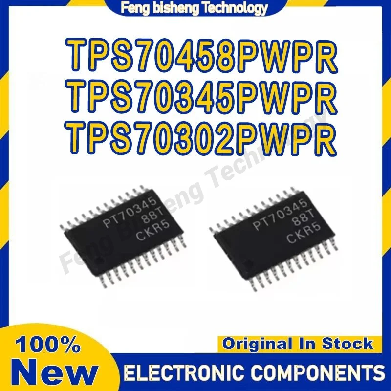 

TPS70302PWPR TPS70345PWPR TPS70458PWPR TPS70302 TPS70345 TPS70458 TPS IC Chip TSSOP-24 100% New Original IC Chip in stock