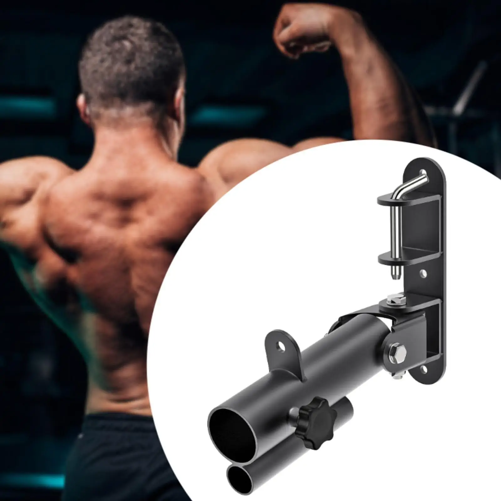 

Landmine Attachment for Barbell Bar Landmine Base for Biceps Indoor Shoulder