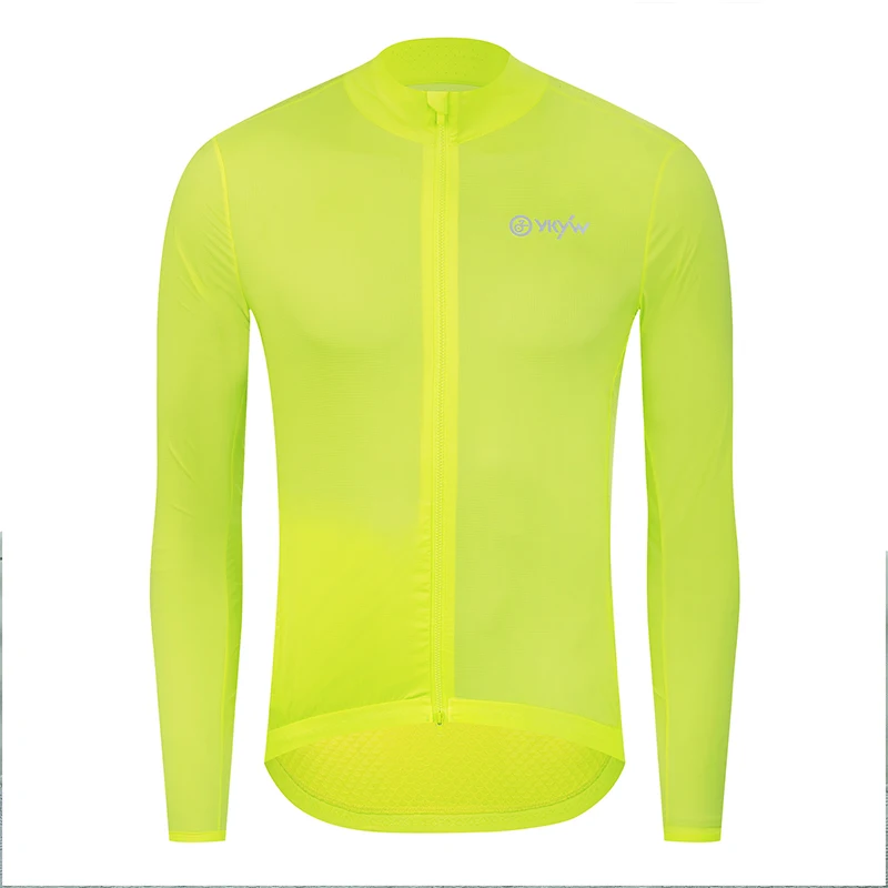 YKYW Herren winddichte wasserdichte Langarm-Radjacke YKK Doppelreißverschluss atmungsaktive MTB-Fahrradbekleidung Tops Pro Team Jersey – Detail 36